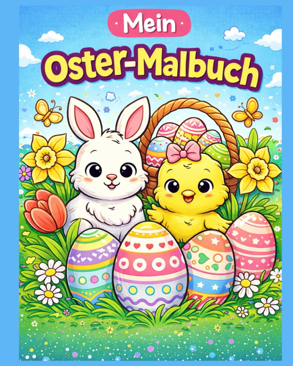 Fröhlicher Mal Spaß zu Ostern!: Für kleine und große Künstler