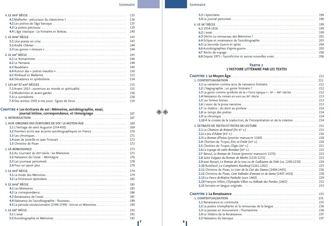 Le Grevisse de l'étudiant Littérature: Les grands genres littéraires - Histoire de la littérature en 165 textes - Lexique des termes techniques