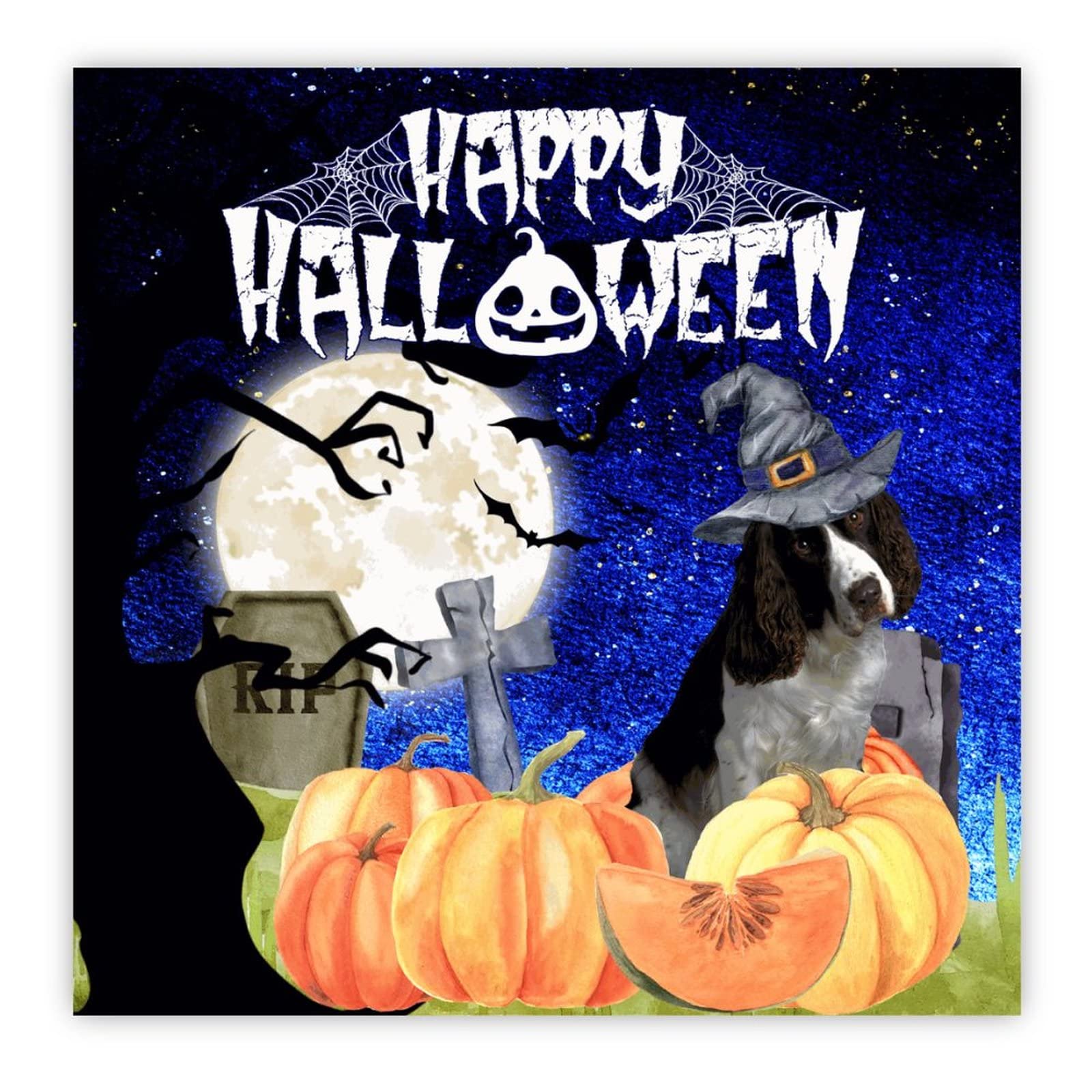 Panneau Halloween en bois citrouille et sorcière pour déco de porte