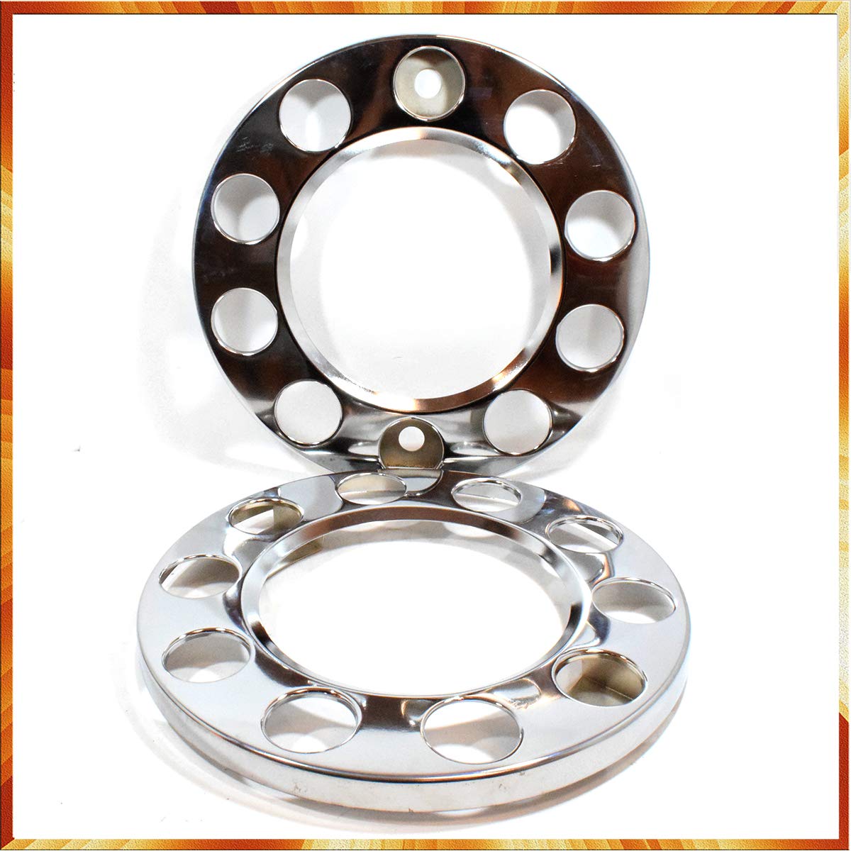 Radbolzenabdeckung 22,5 Rot - 4er Set Kunststoff Radkappen Für LKW & Anhänger