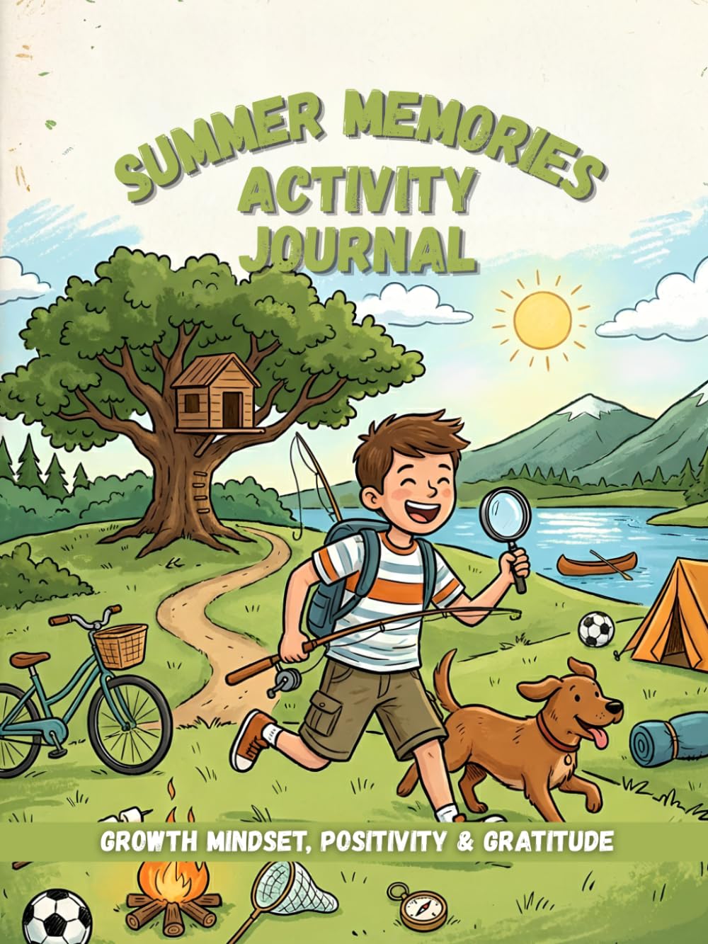 SUMMER MEMORIES ACTIVITY JOURNAL: Growth Mindset, Positivity & Gratitude