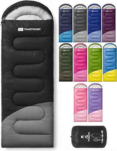 Sleeping Bags for Adults,Compact Lightweight Backpacking Sleeping Bag with Compression Sack for Youth, Camping Essentials Gearfor Hiking Travel Climbing Outdoor&Indoor Use