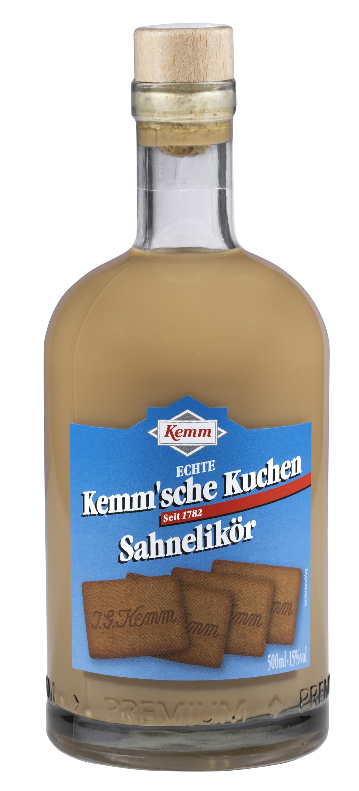 Kemm´sche Kuchen Sahnelikör 15% Vol. 0,5l