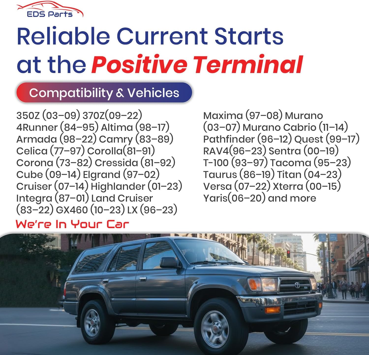 New 243407F000 / 24340-7F000 90982-05037 POSITIVE Battery Terminal Compatible replacement for Nissan Toyota Infiniti Lexus etc vehicles (10 Pack)