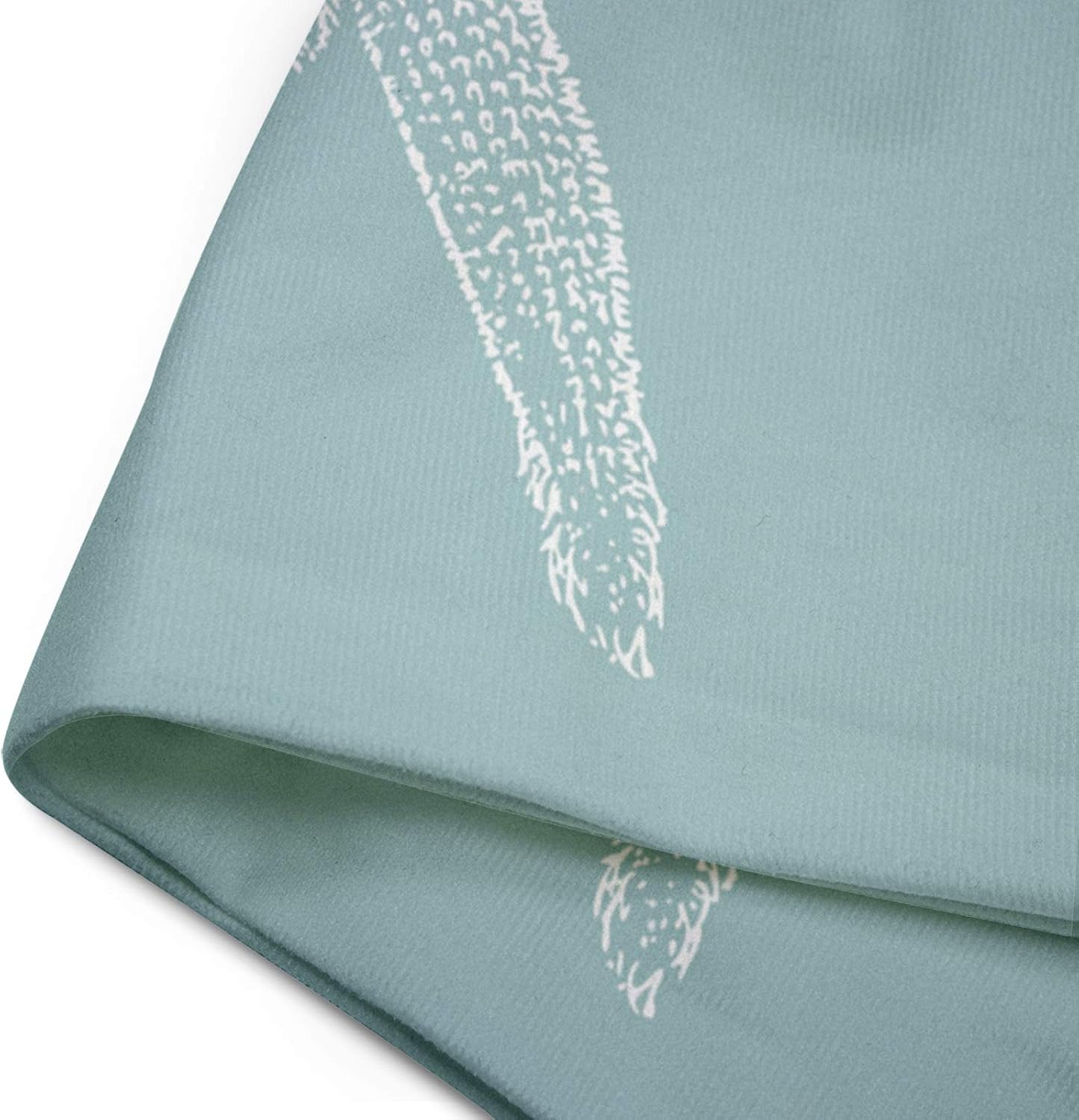 Emvency Throw Pillow Cover Green Star Vintage Starfish Pastel Seafoam Blue Fish Decorative Pillow Case Home Decor Square 16 x 16 Inch Pillowcase - Image 4