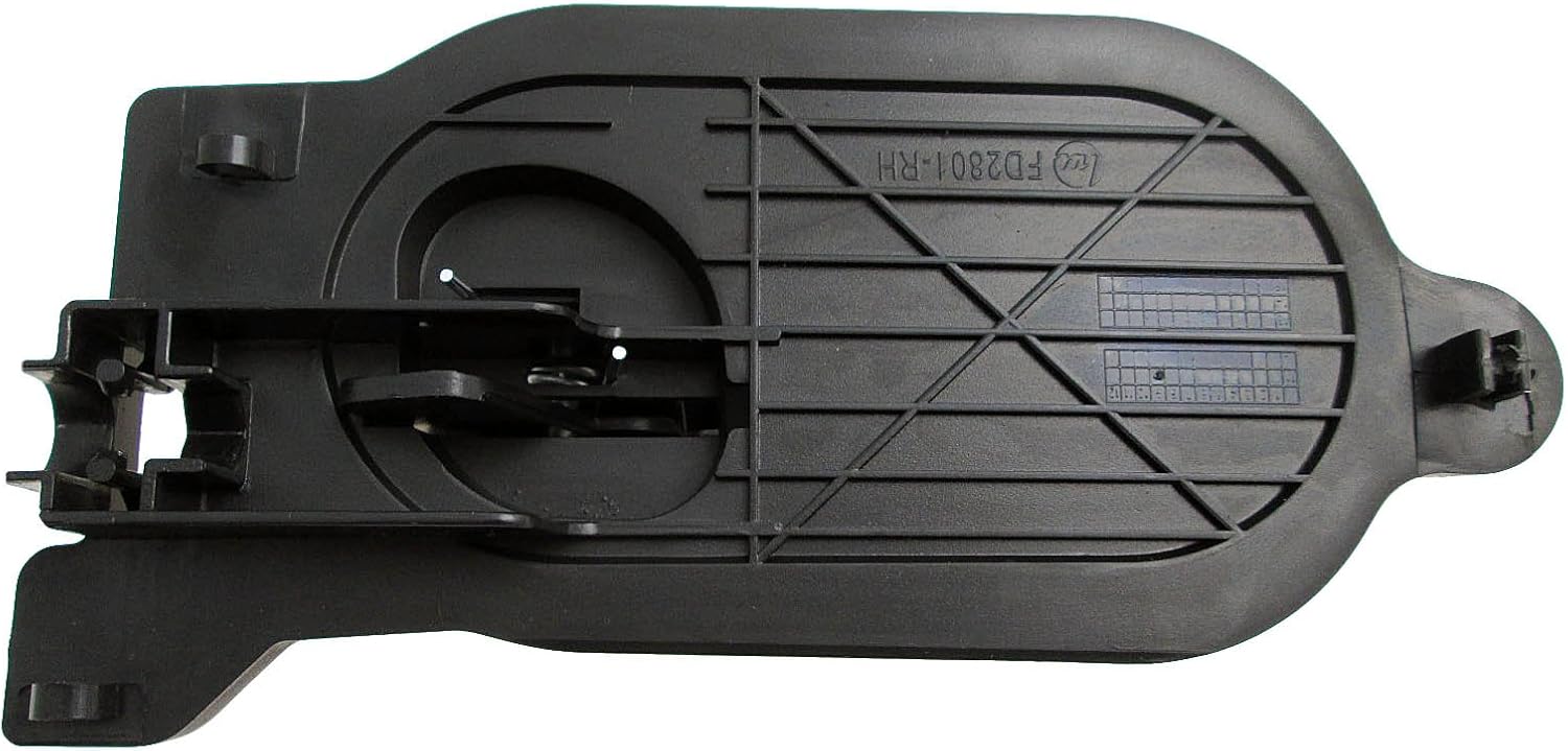 Dorman 738MX Front Passenger Side Interior Door Handle Compatible with Select Ford Models, Black; Textured