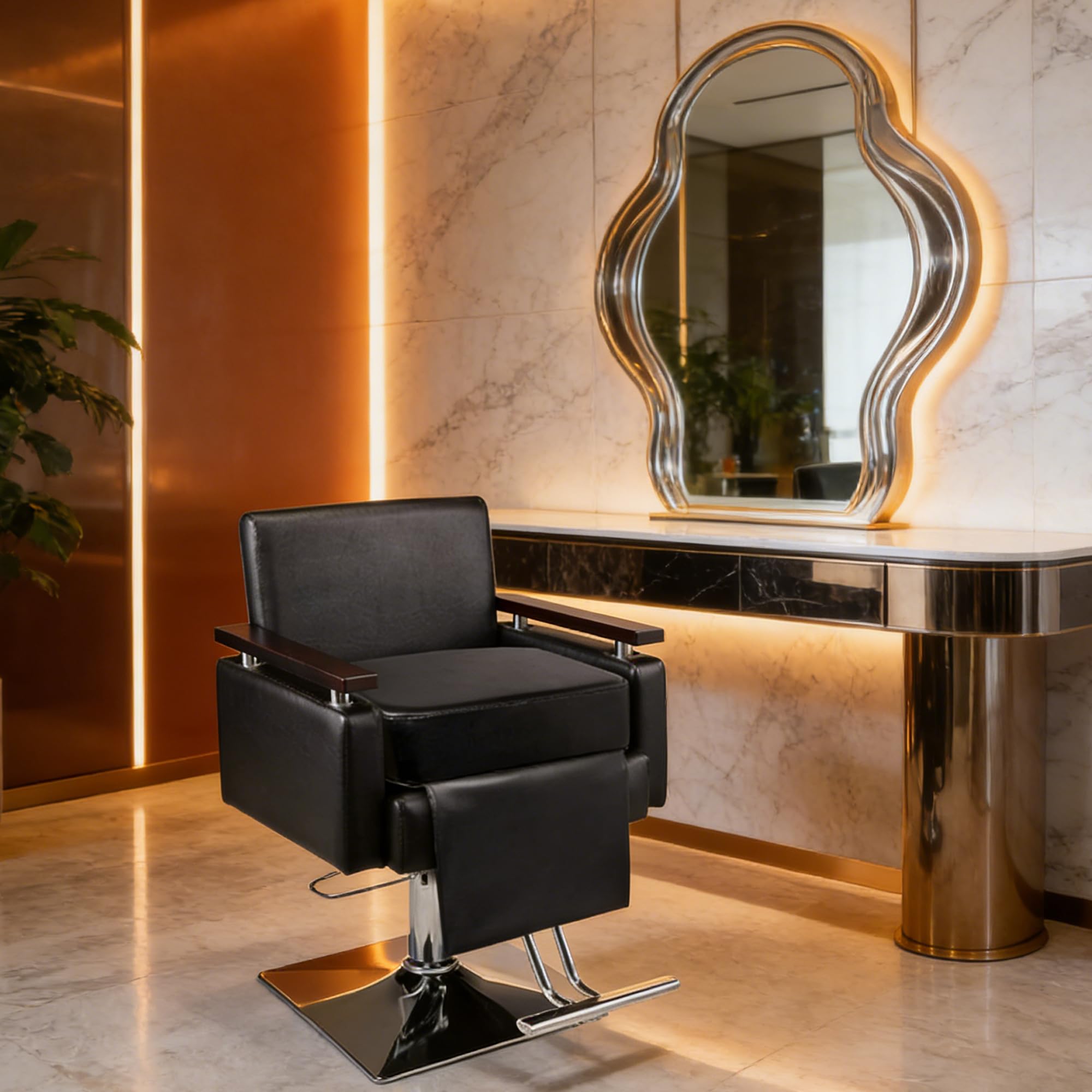 Asiento elevador de salón para corte de pelo de niños, poliuretano impermeable, equipo de spa de belleza, silla de peluquería para salón, restaurante, hogar, 37 x 28 x 15 cm