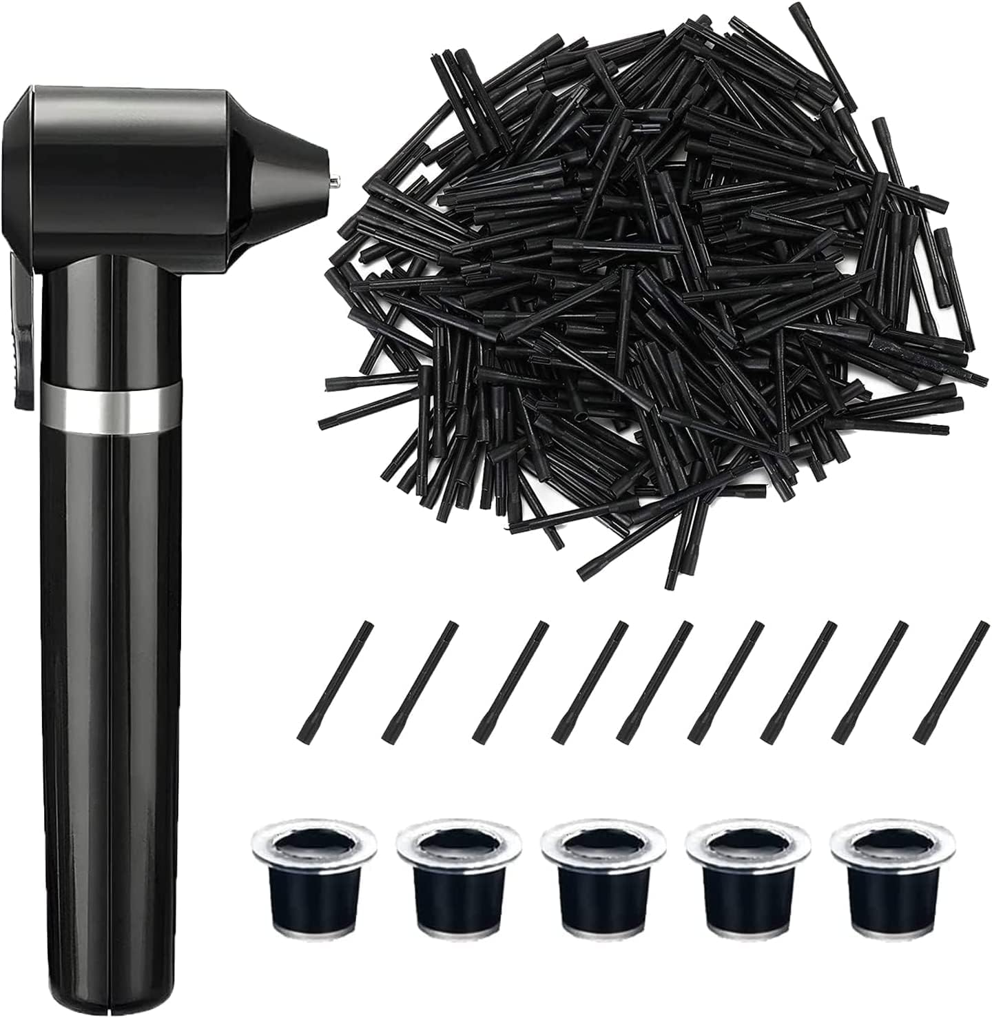 GLOBELLE Tattoo Pigment Makeup Electric Ink Mixer Eyebrow Color Supply Tool Agitator Machine 5 Mixing Sticks Set, Mixer Machine -Black-image-12