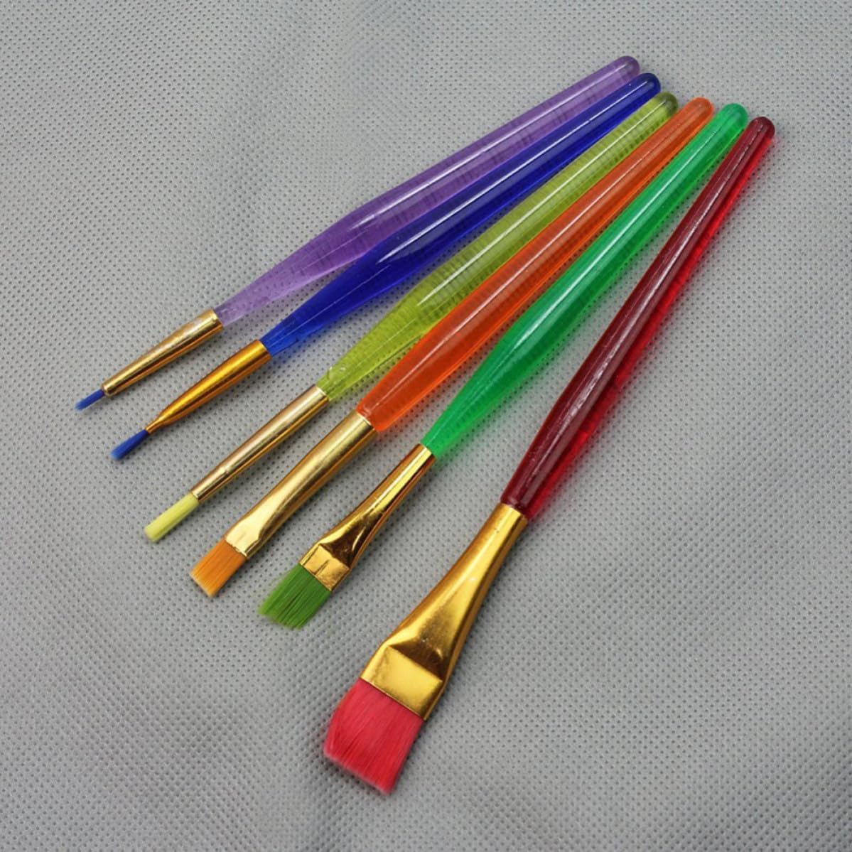 6pcs Cake Icing Decor Painting Fondant Dusting DIY Tool Set