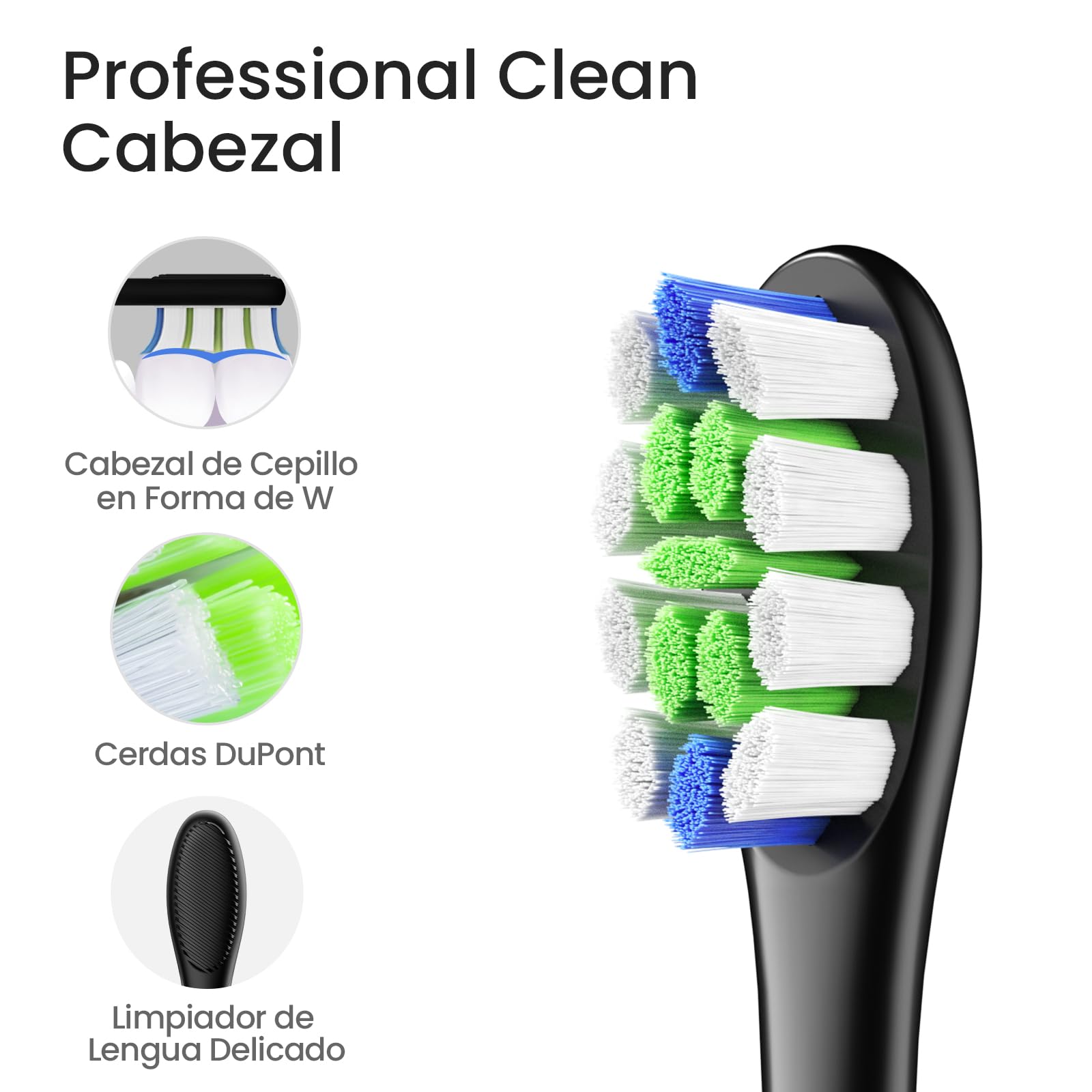 Oclean X Lite Cepillo de dientes eléctrico, Cepillo electrico inteligente, 5 Modos, 72000 Movimientos por minuto, Cepillado suplementario, 40 Días duración, Recordatorio de batería baja, IPX7, Azul