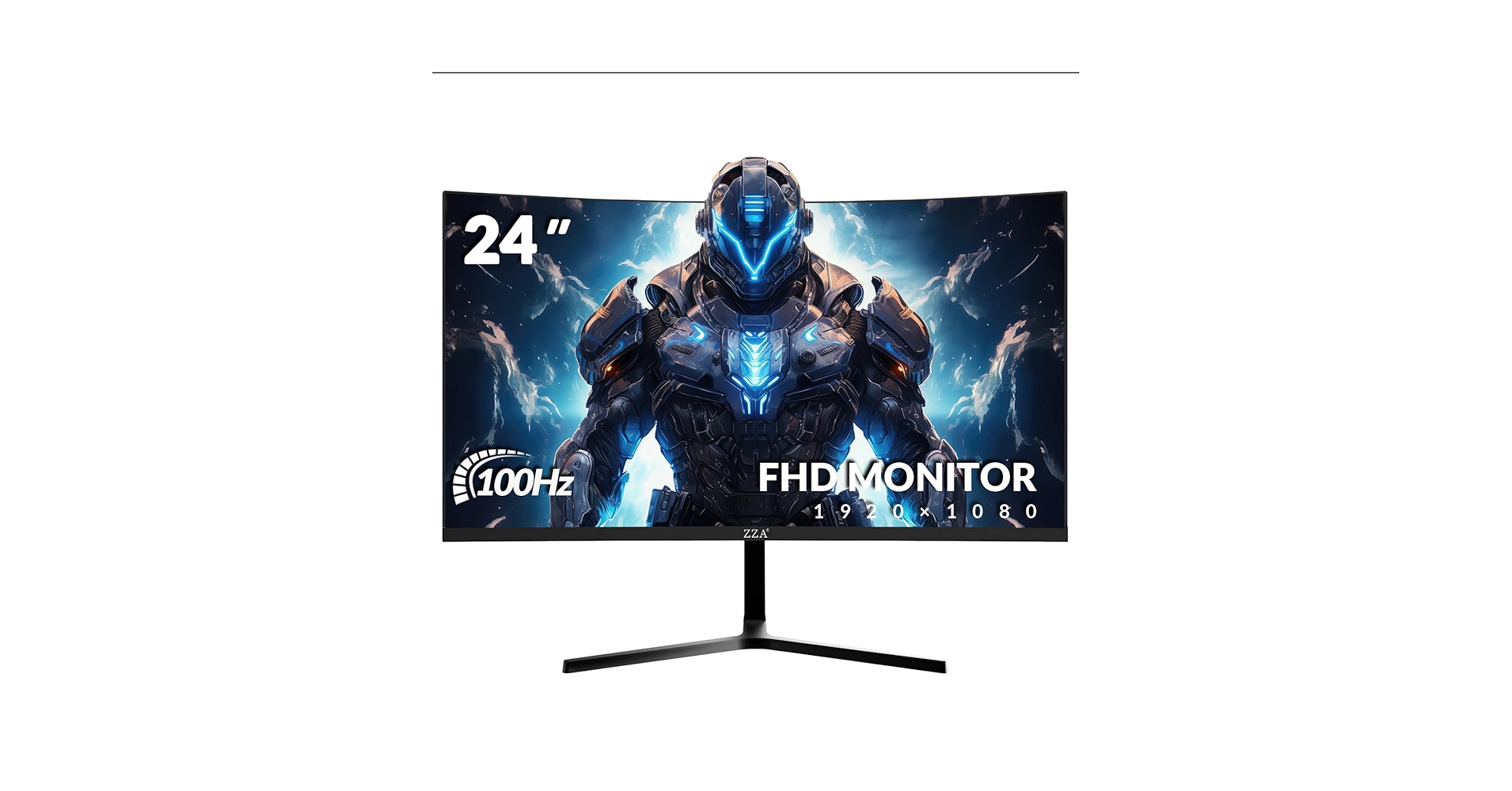 Amazon.com: ZZA 24 Inch Curved Gaming Monitor, FHD 1080P