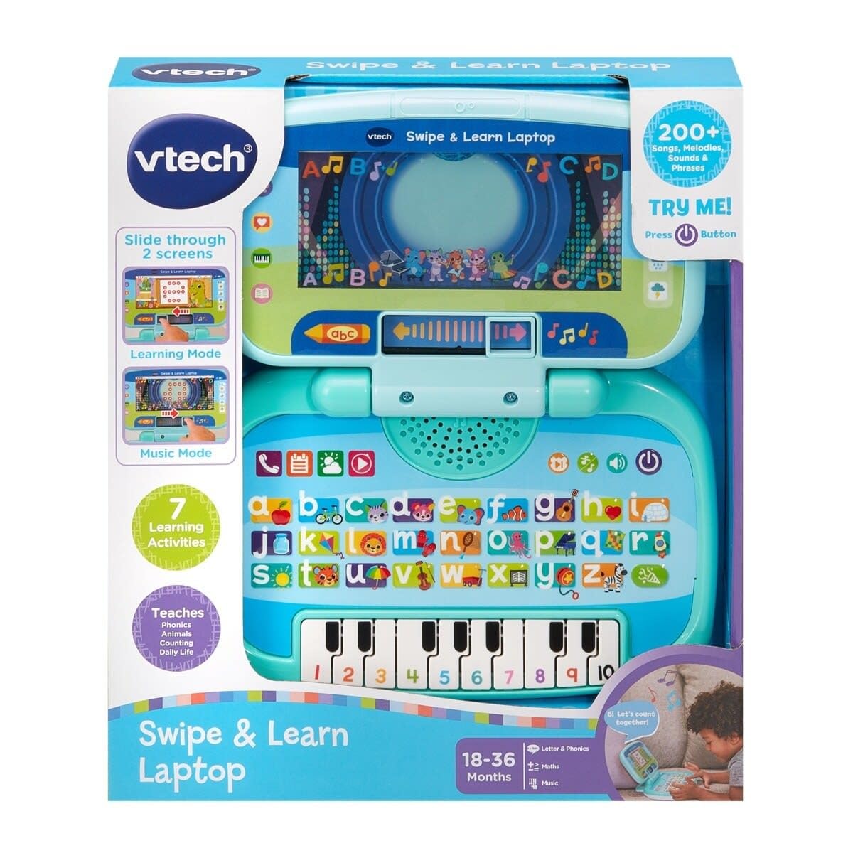 Vtech Baby Swipe & Learn Laptop Interactive Toy