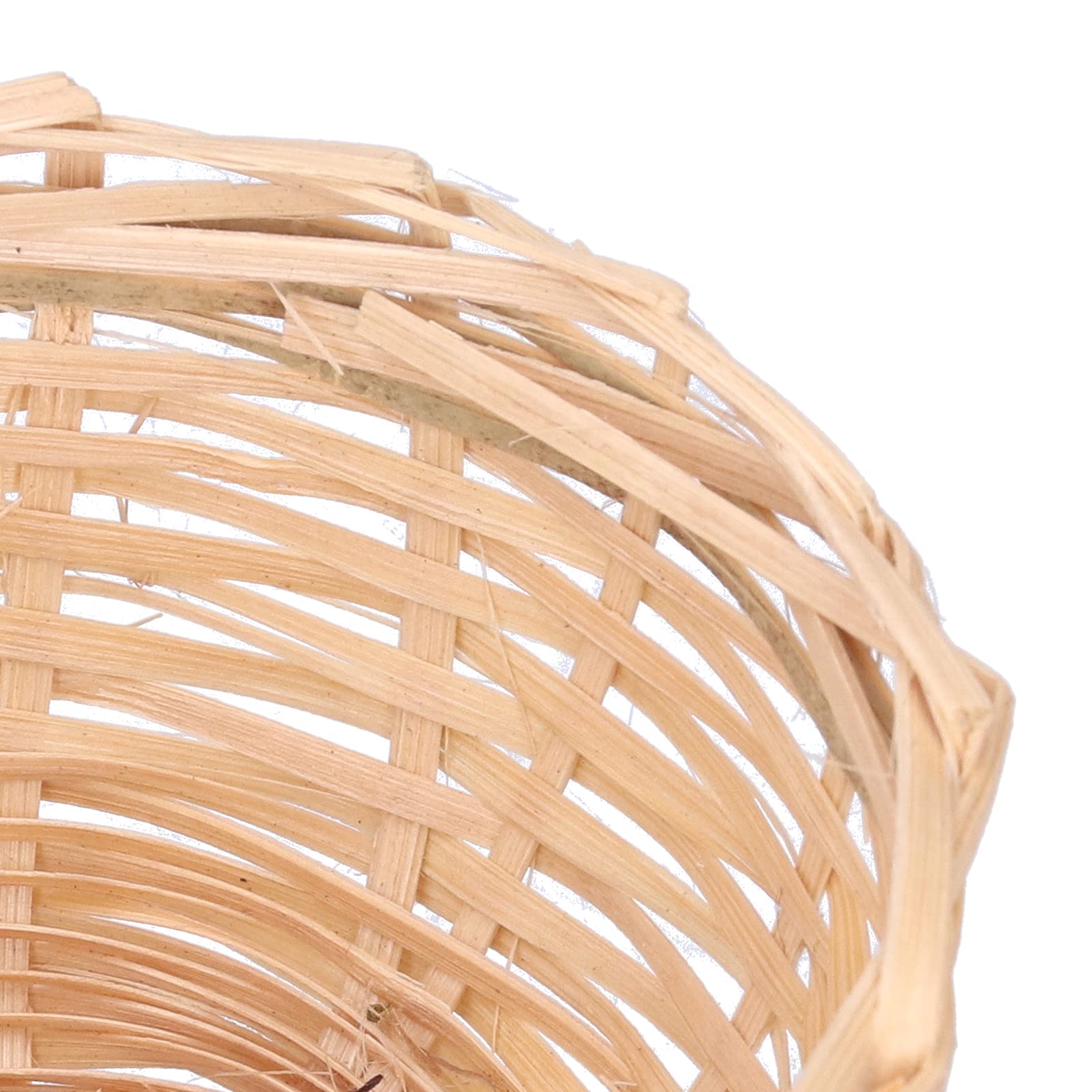 Nidi Per Uccelli In Bambù Intrecciato - 6 Pezzi, 10x6cm, Per Gabbie Di Parrocchetti, Canarini, Pappagallini, Per Incoraggiare La Nidificazione