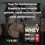 Complete Whey Protein Powder 24g Good Protein per Serving, 5.8g BCAAs, No Added Sugar, Easy Digestion, Gluten-Free, GMO Free, 714 G (21 Servings) – Made in Canada (740, Organic Choclate)