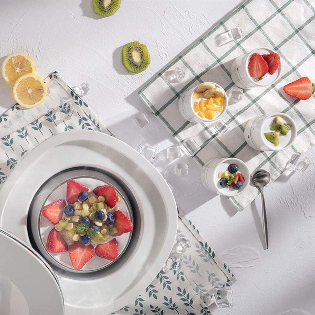 Yogurt machine,Automatic Digital Yogurt Maker Machine with Set Temperature Reusable Glass Jars Lids for Instant Storage