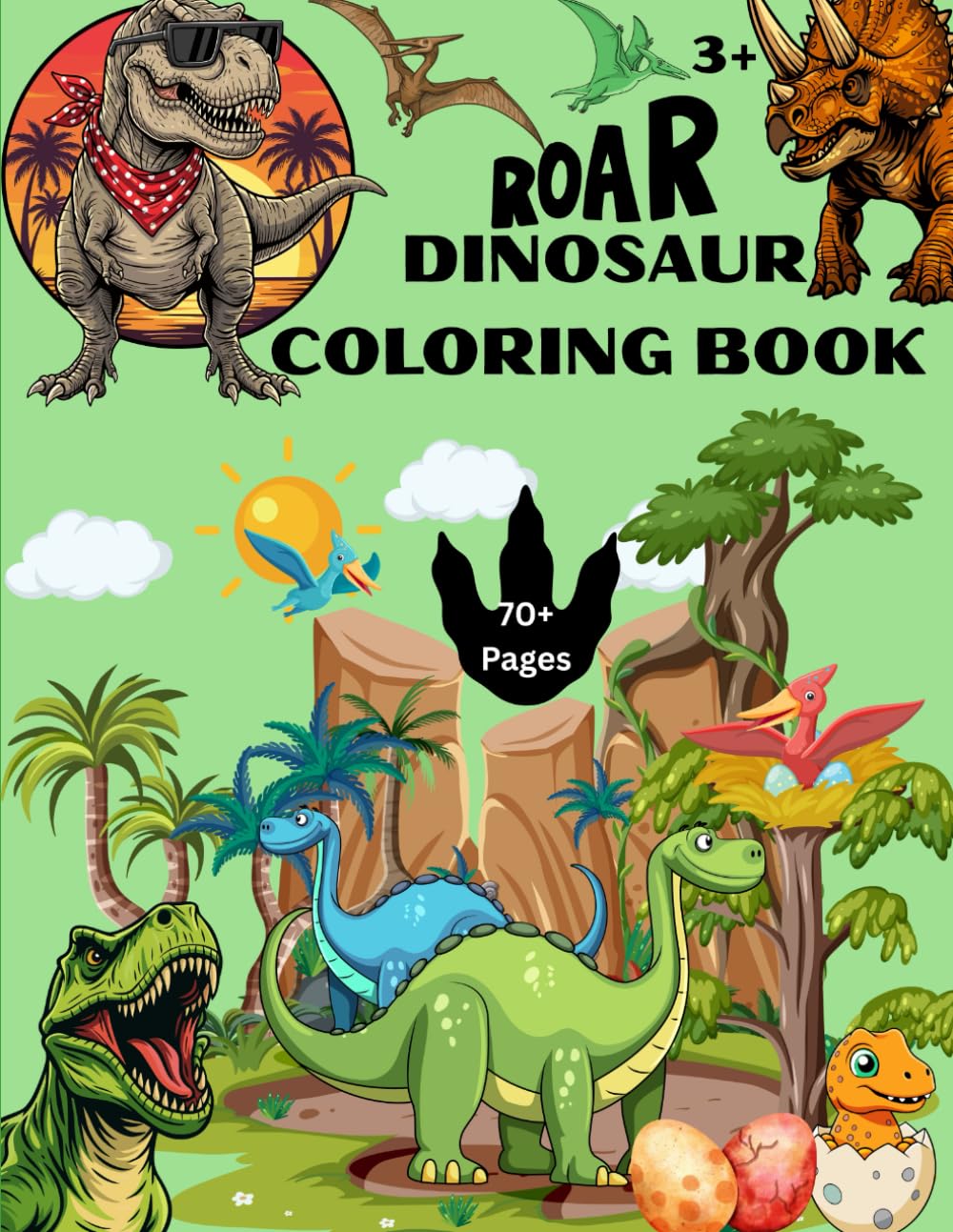 ROAR DINOSAUR COLORING BOOK
