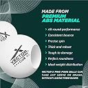 Vector X Club 3 Star Premium ABS Plastic Table Tennis Balls Pack of 60 Pcs.| High Performance TT Balls for Professional Matches and Training | Ideal for Adults & Kids (White) - 1 Full JAR gallery image