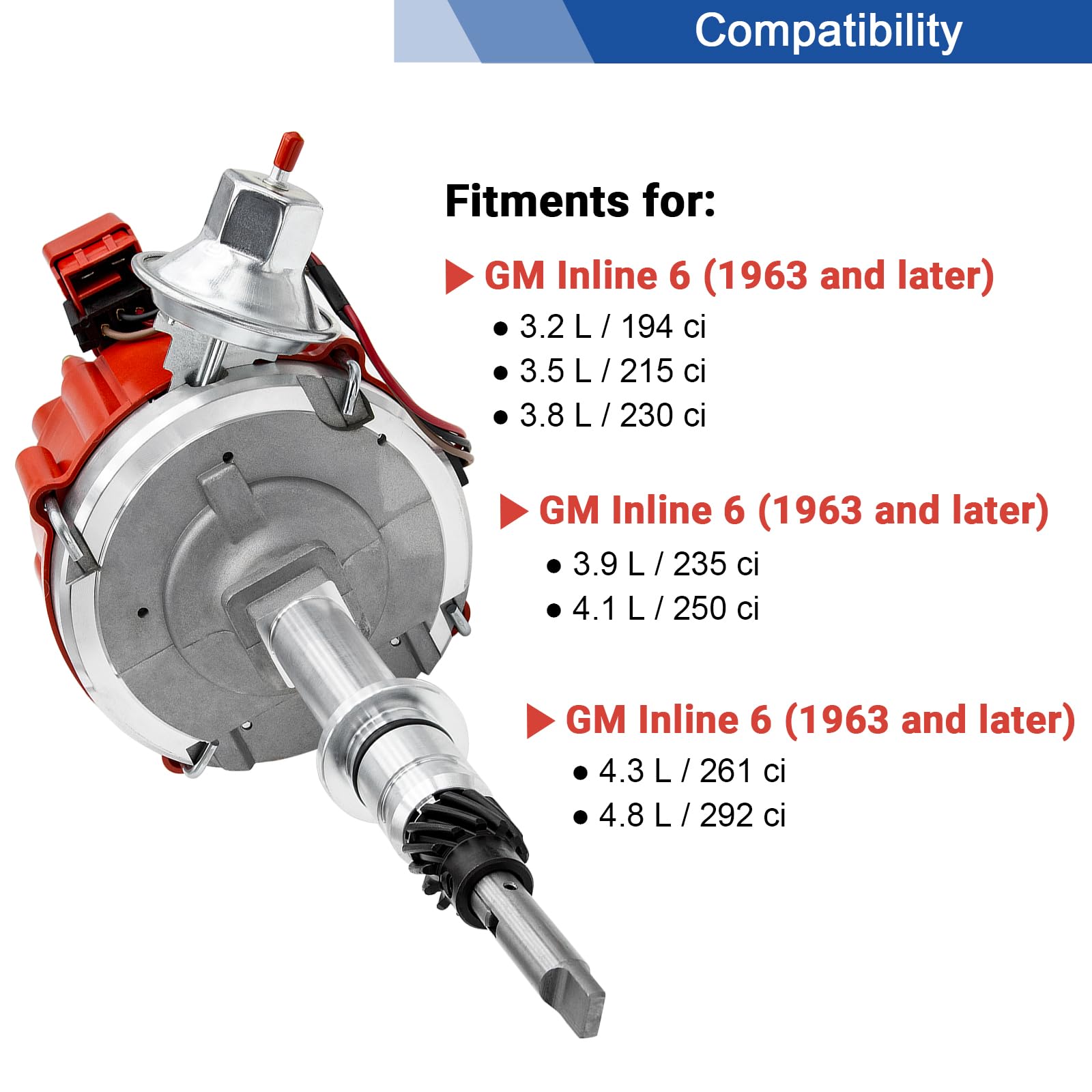 Distributore Jdmspeed Distributore Accensione HEI JDMSPEED Per Chevy 6 ...
