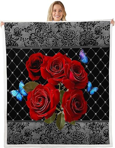 Miniatura 13 de Manfei Manta de camping amarillo con girasoles para decoración de habitación de niños y niñas, manta de caravana para sofá, manta de forro polar