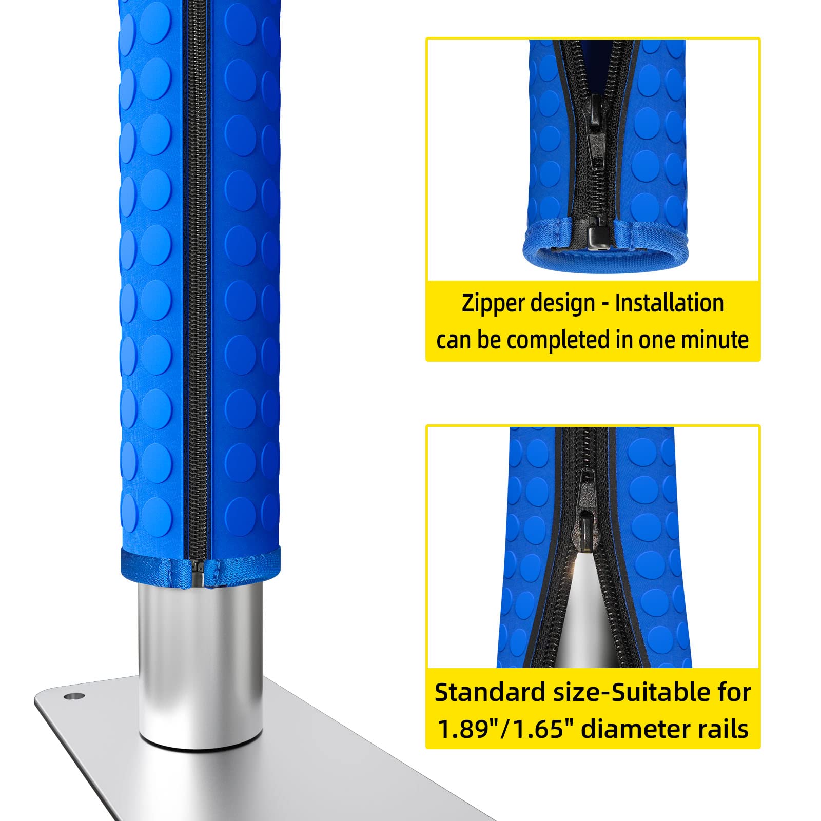 Frantie Schwimmbad-Handlaufabdeckung, 1,8 M – Königsblau, 1680D Oxford, Für 42/48 Mm Handläufe, Rutschfest