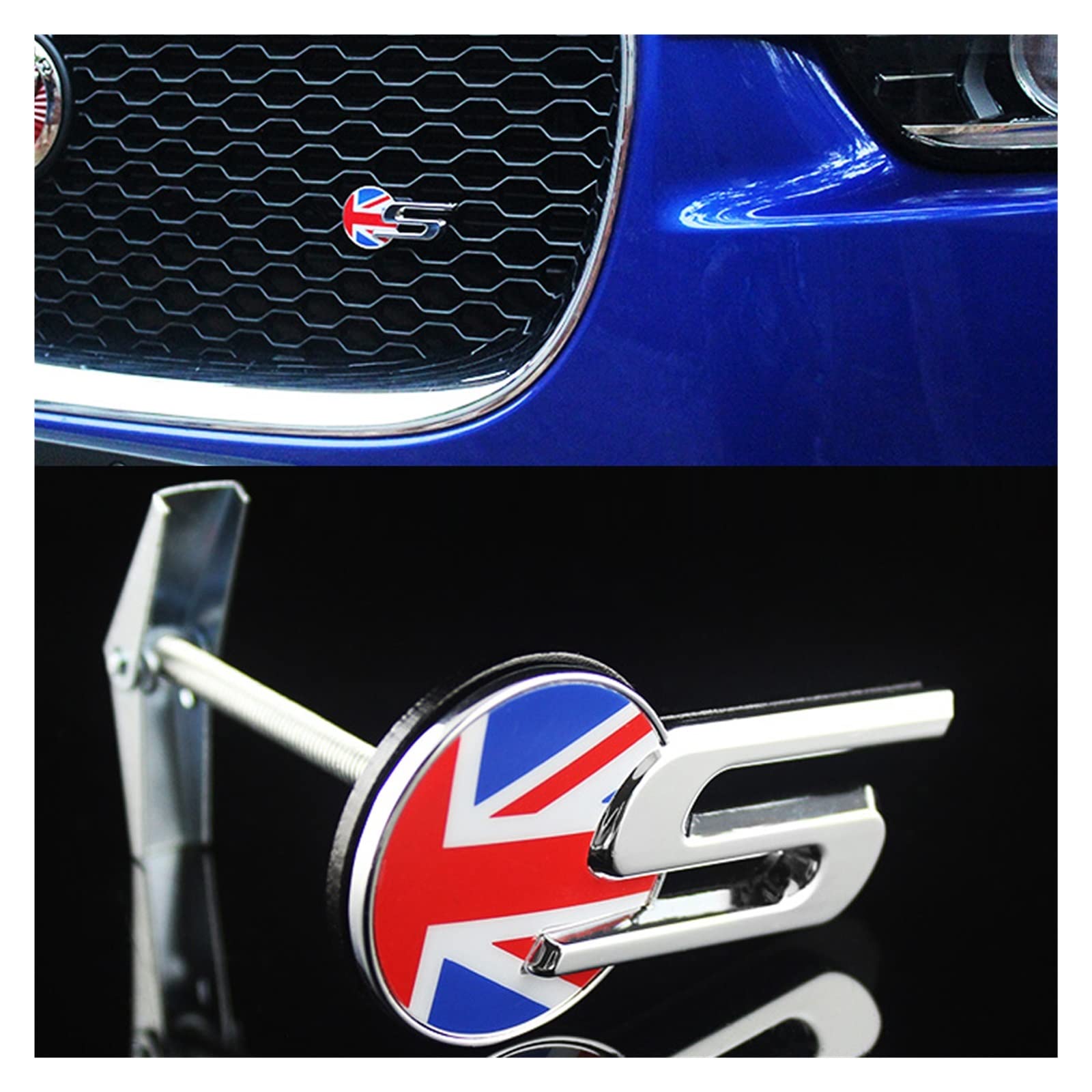 Amazon.co.jp: BOANUT メタル レーシング グリル ステッカー ジャガー