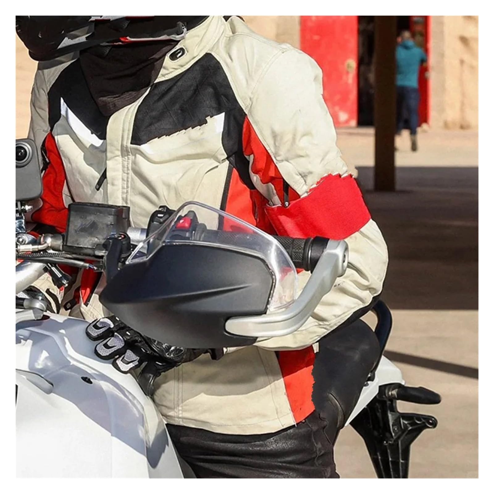 Paramani Per Ducati Per Multistrada Per MTS V4 V4S V2 V2S Per Desert X 2021-2025 Paramani Protezione Manubrio Paramani Manubrio Paramani Moto(Nero)