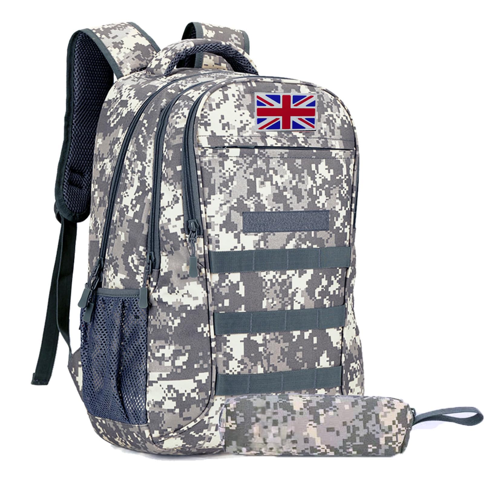 gulimirror Camo Backpack for Boys School Kids Military Tactical Rucksack