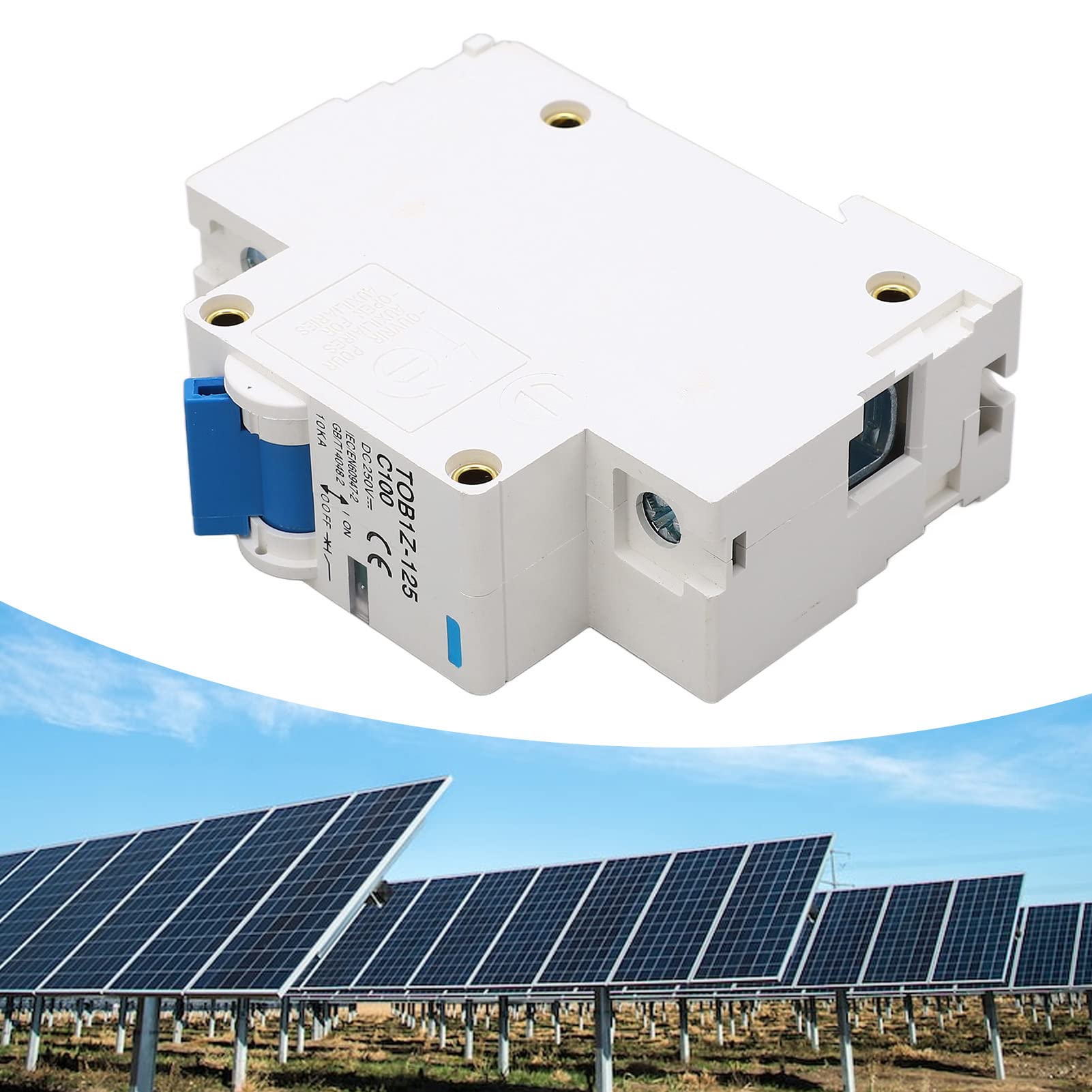 1P DC Miniaturowy Przerywacz 100A Izolator do Instalacji Fotowoltaicznej na Szynie DIN PV Wyłącznik Ochronny