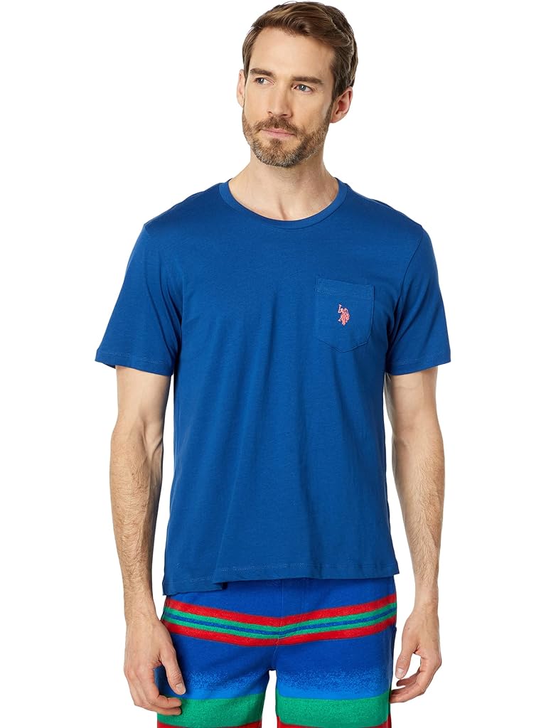 U.S. POLO ASSN. Solid Crew Neck Pocket T-Shirt