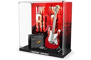 Acrylic Display Case for Lego Fender Stratocaster DIY Kit