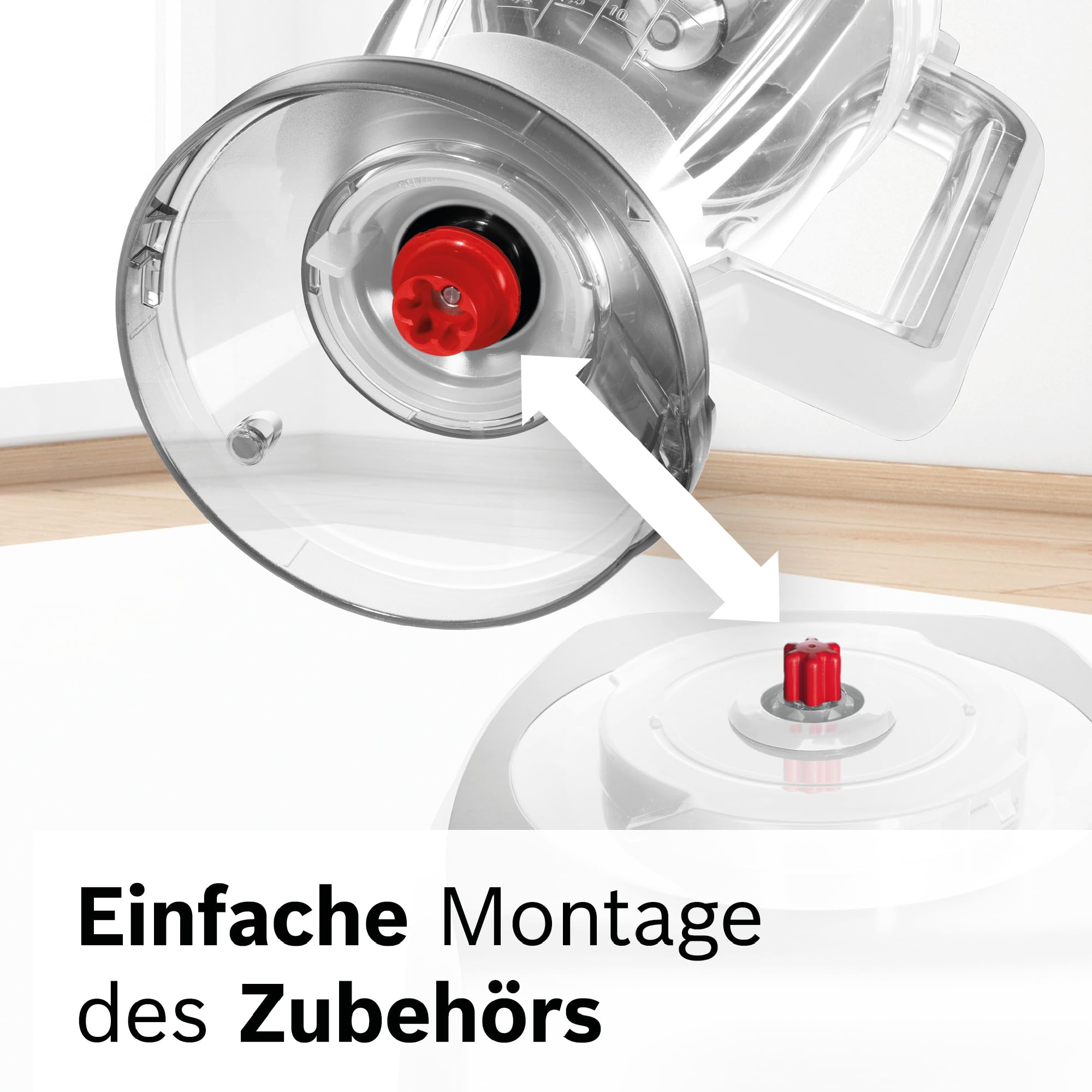 Bosch Kompakt-Küchenmaschine MultiTalent 8, 45 Funktionen, XXL-Rührschüssel 3,9 L, Mixer 1,5 L, Universalmesser, Rührbesen, schneiden und raspeln (fein,grob), 1250 W, weiß/edelstahl, MC812S814