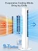 Air Conditioner no Window Blow Cold Air Ductless Evaporative Swamp Cooler Ventless Portable Standing Ac Unit with Water Tank for Room Bedroom Indoor Home