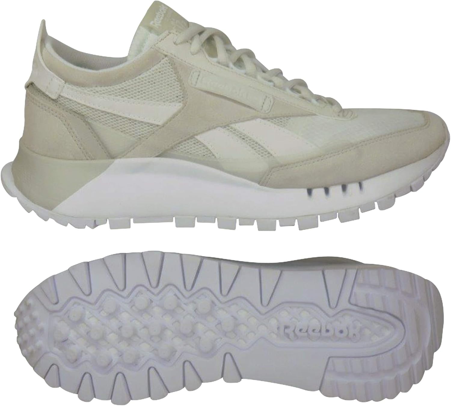 Reebok Women's Classic Legacy Sneaker 5 Women/3.5 Men White/True Grey/Skull Grey