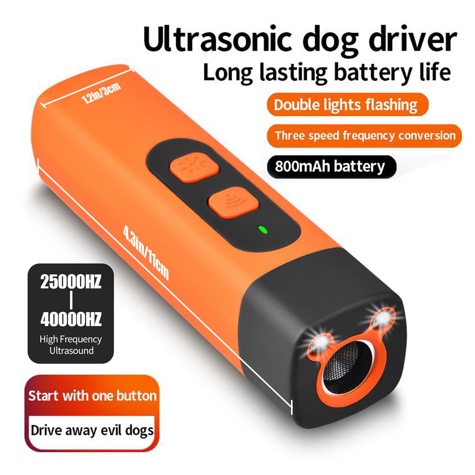 Anti Barking Devices, Dog Barking Deterrent Devices with HD Display and LED Flashlight, Suitable for Training to Improve Bad Behavior - Image 4