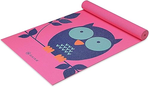 Miniatura 14 de Gaiam Tapete de Yoga para Niños, Tapete de Ejercicio, Yoga para Niños con Estampados Divertidos - Tiempo de Juego para Bebés, Niños Pequeños Activos