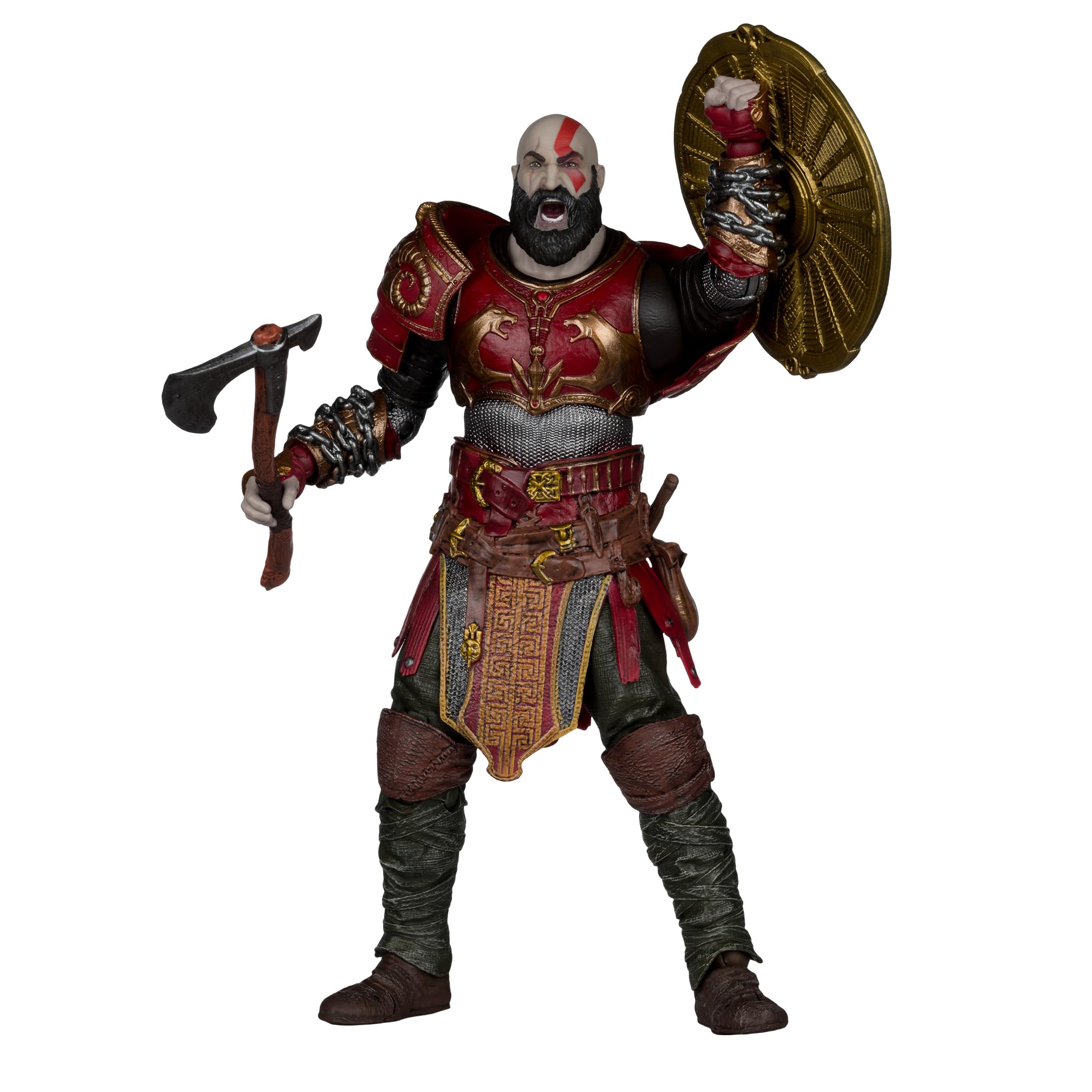 McFarlane God of Elite Edition Kratos with Ares Armor - Figura de acción (18 cm)