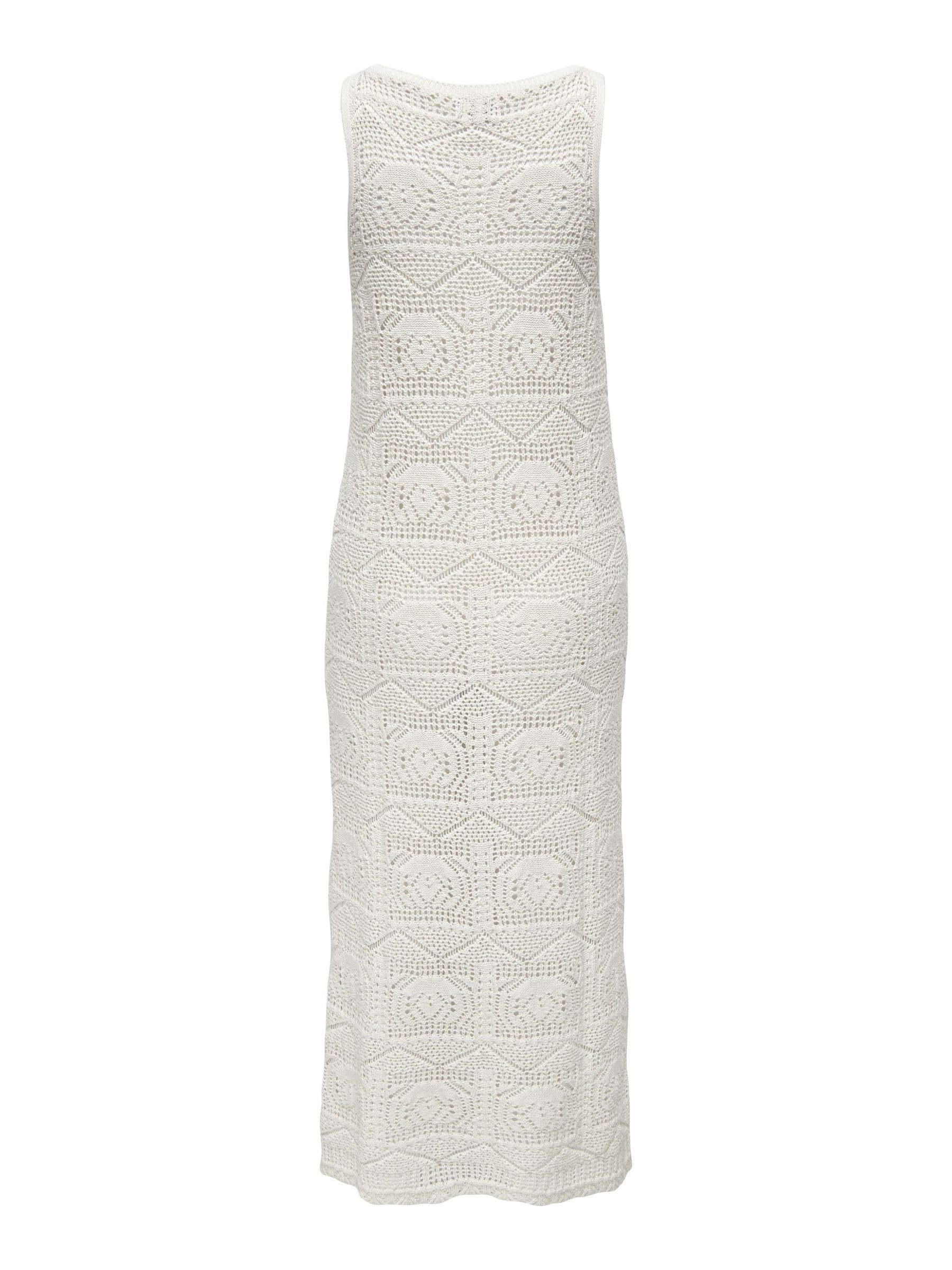 ONLY Damen Kleid Sommer Beach Dress ärmelloses Box Fit Rundhalsausschnitt Maxi
