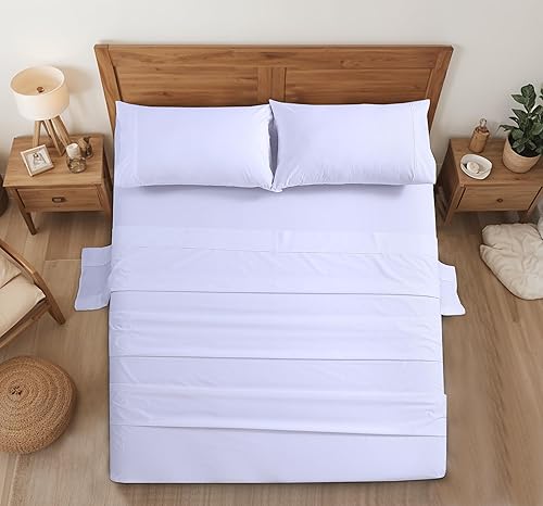 Miniatura 7 de ZOYER Sábanas de microfibra King - 4 piezas tamaño King - Sábanas de microfibra cepillada King - Juego de sábanas de microfibra premium King -