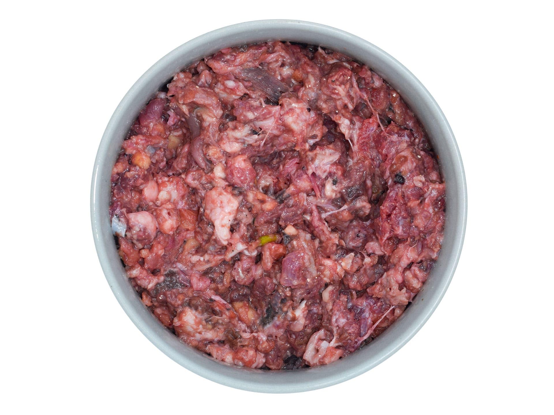 Barffleisch Fertigbarf Regional in NRW produziert -Komplettpaket Getreidefrei Zuckerfrei -20x 500g gewolft in wiederverschließbaren Schalen (gewolft, 500g)