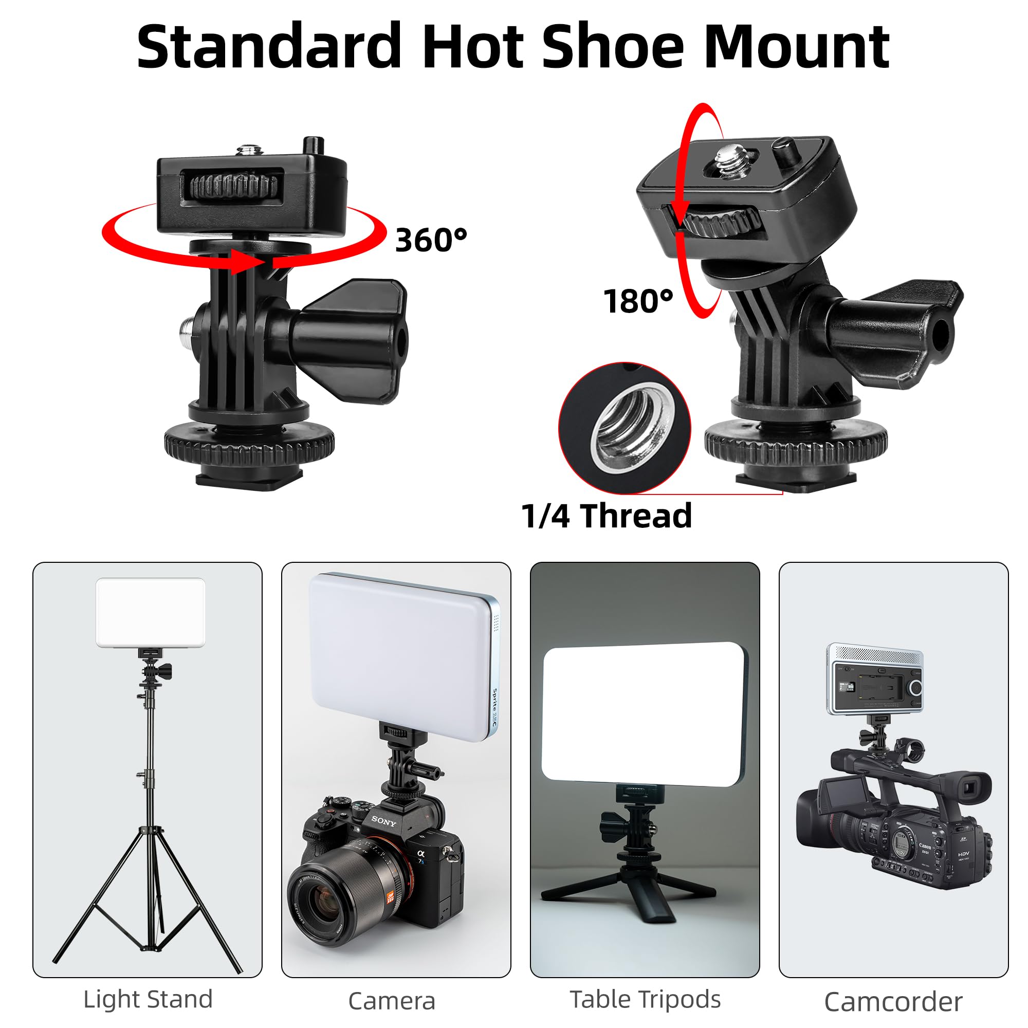 VILTROX 18W Luz de Video LED Regulable Luz de cámara con Control de aplicación 2800K-6800K CRI95+ Batería Recargable NP-F550 Luz de Panel de fotografía portátil para videocámara DSLR de Youtube Vlog