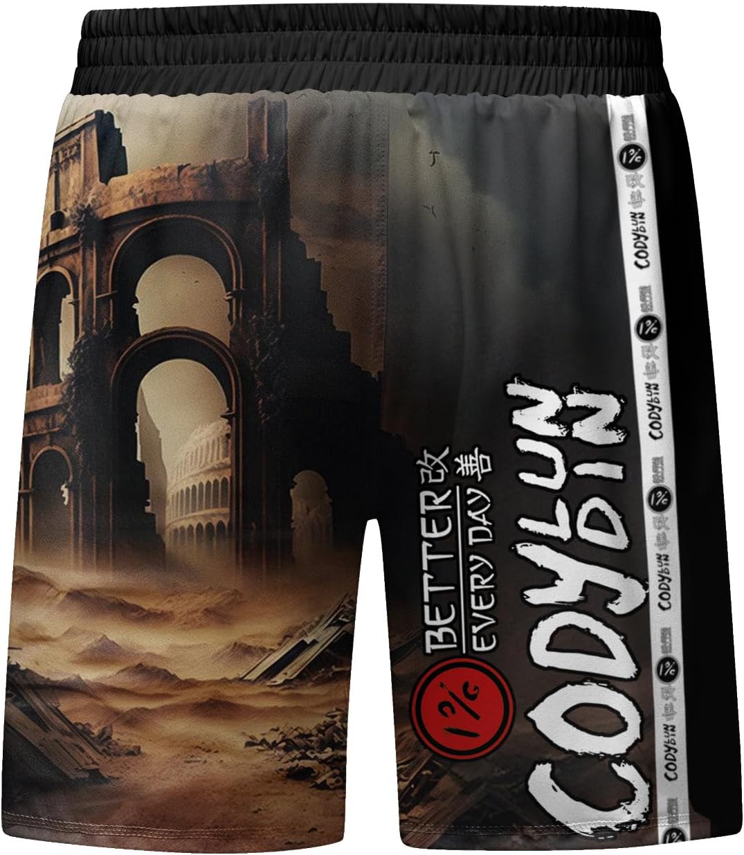 Cody Lundin Men & Women - Training & Fight Shorts for Kickboxing, Boxing Trunks, Grappling Fitness Running Quick Dry Trunks