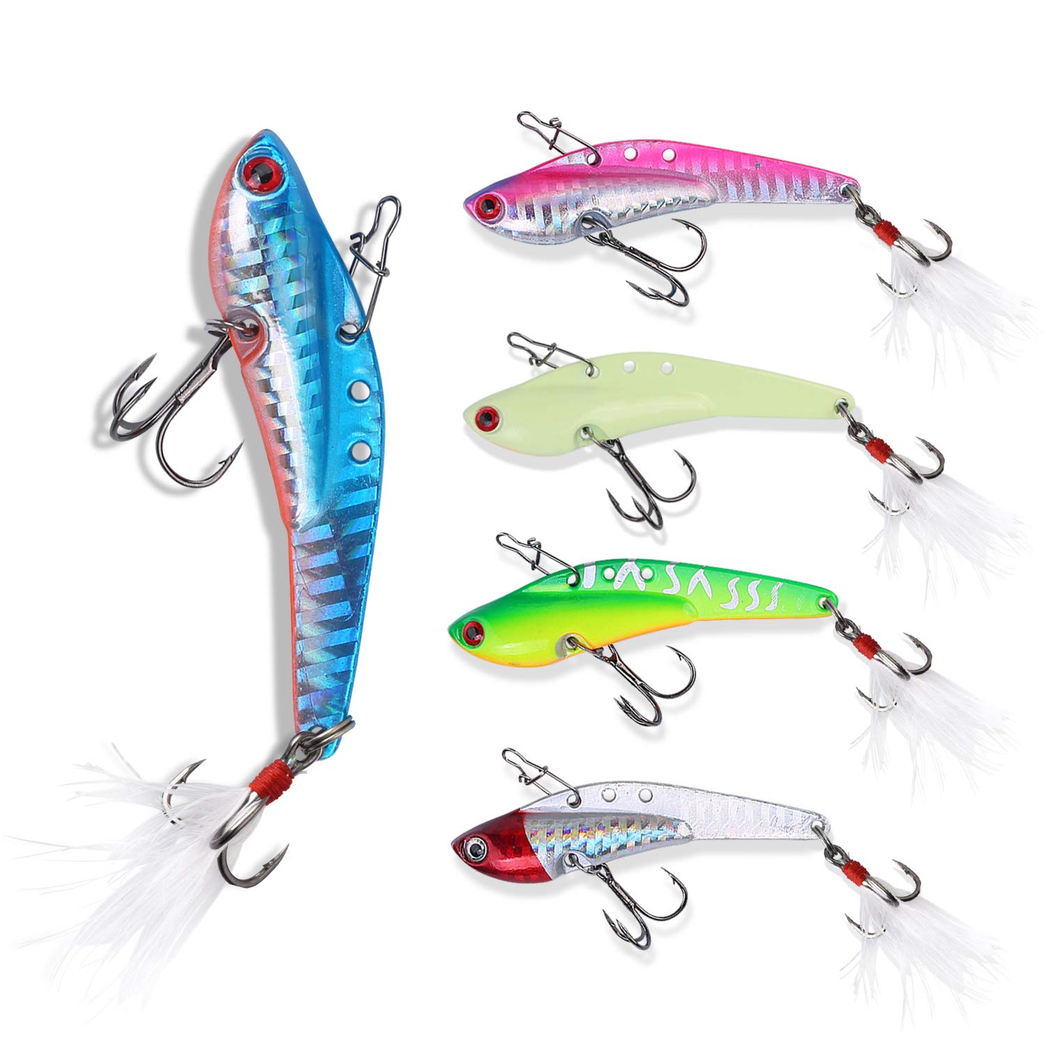 Amazon.co.jp: ルアー ColorGo メタルバイブレーション ルアー 鉄板