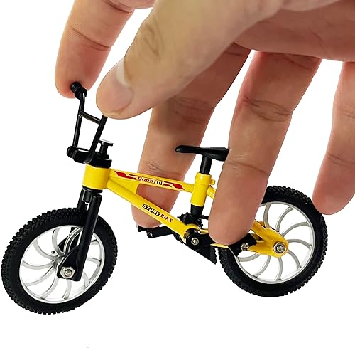 Miniatura 9 de BMX Toys - Juego de bicicleta de dedo de aleación BMX funcional para niños bicicleta de dedo mini dedo-BMX azul