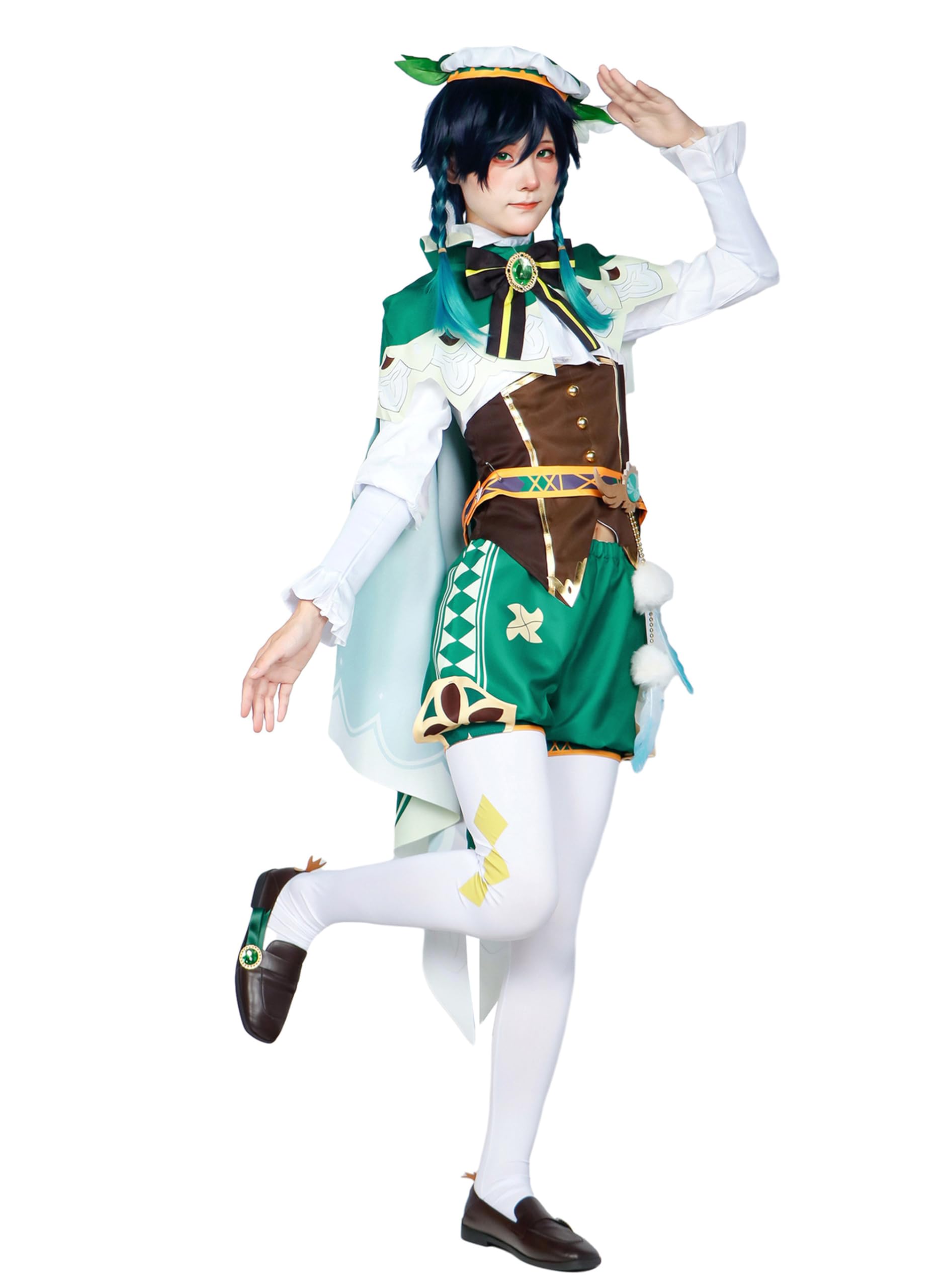 OSIAS Genshin Impact Venti Cosplay Outfit Venti Costume(XXL) — image 1