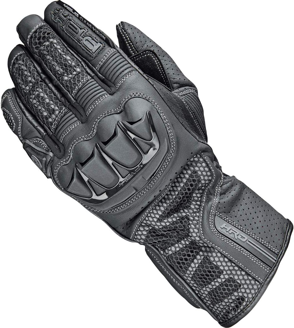 Held Air Stream 3.0 Long Motorcycle Gloves Black (Short Finger) 10 Men's Athletes All Season Leather