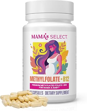 Methylated B12 + Methylfolate Prenatal Folate for Pregnancy & Nursing