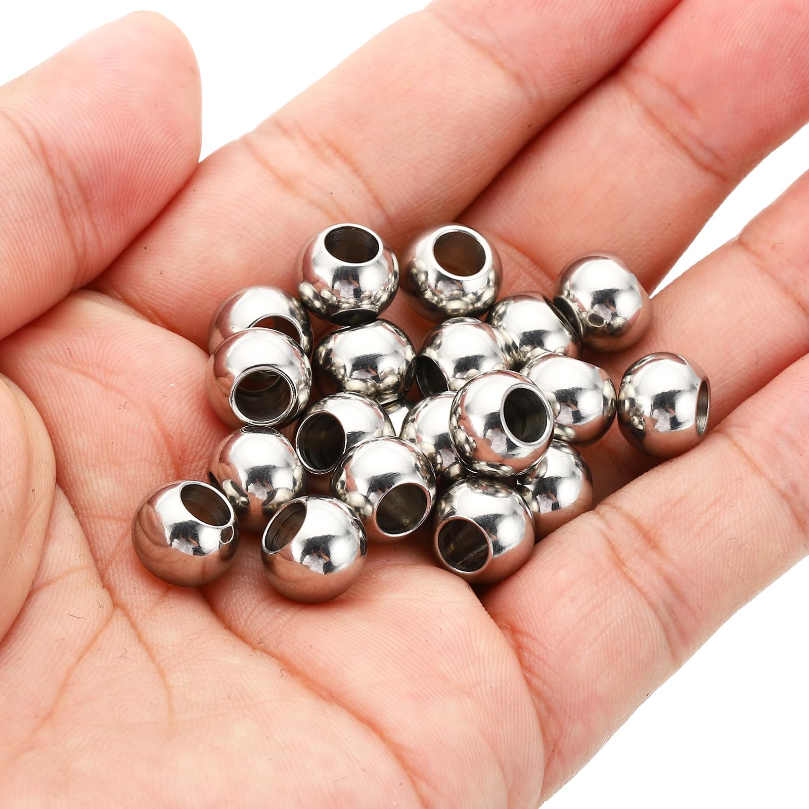 PATIKIL Smooth Round Spacer Beads - Image 3