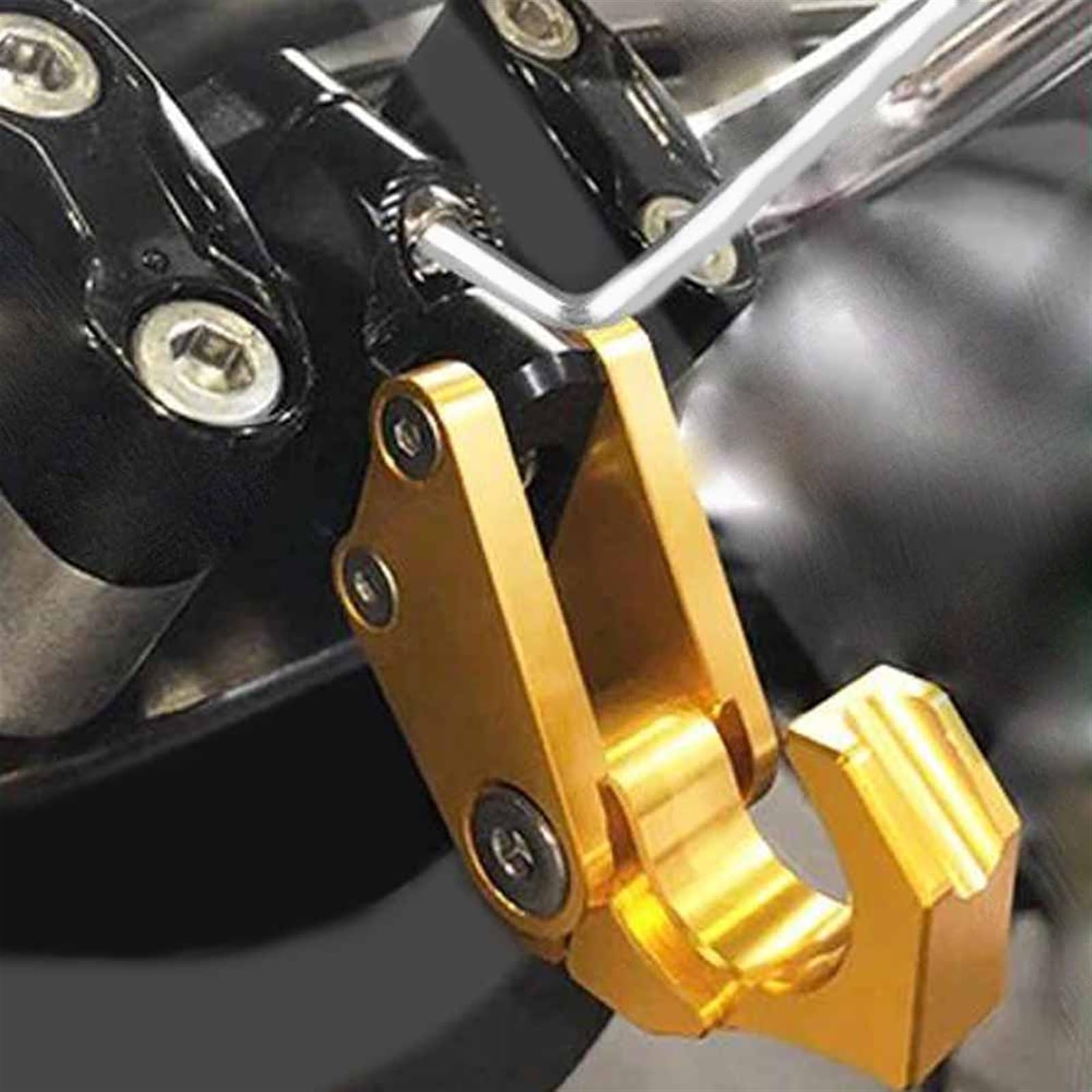 Amazon.co.jp: オートバイヘルメットフック アルミ合金