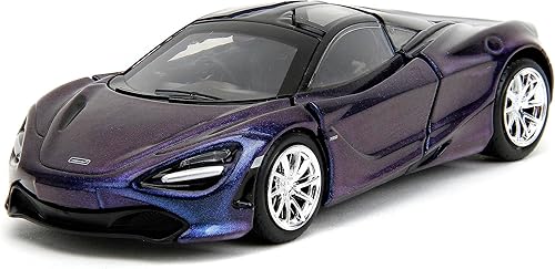 Jada Pink Slips 132 W1 McLaren 720S - Coche fundido a presión, juguetes para niños y adultos (morado iridiscente)