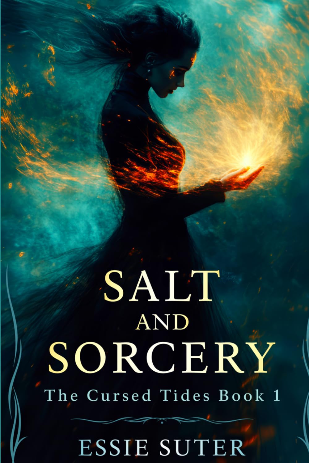 Salt and Sorcery: A Reverse Harem Pirate Fantasy Romance: 1 (The Cursed Tides)